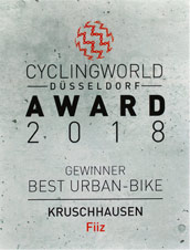 Cyclingworld Düsseldorf 2018 - Award für Best Urban Bike